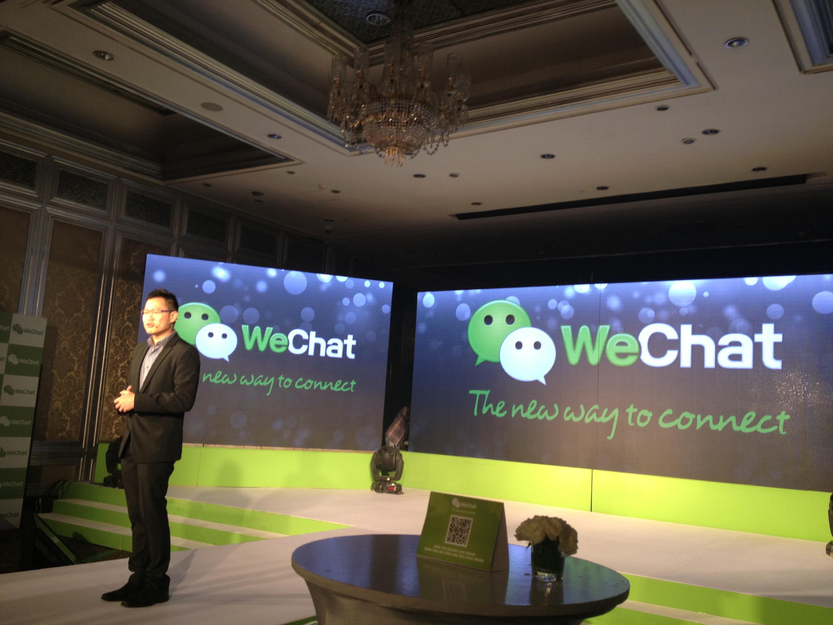 WeChat International — launch event